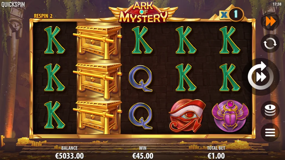 Ark of Mystery Wild Ark reel respin