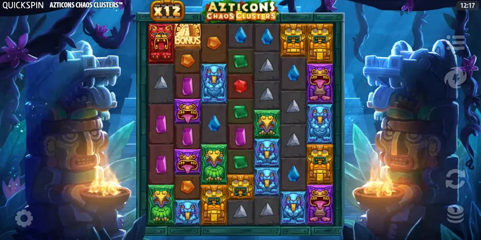 Azticons Chaos Clusters Quickspin slot