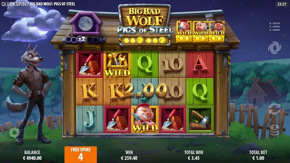 Big Bad Wolf Pigs of Steel tumble chain