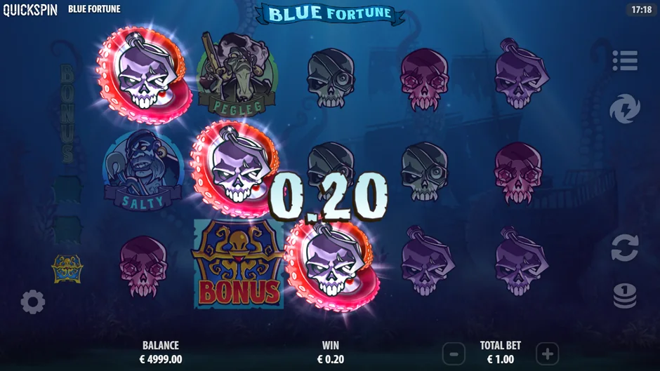 Blue Fortune bonus meter first chest
