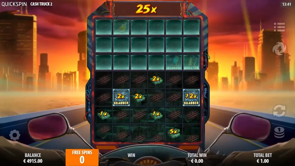 Cash Truck 2 Grabber symbols in bonus