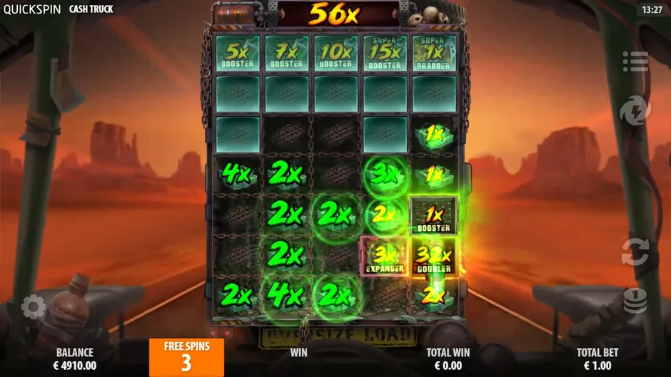 Cash Truck Booster adds to symbols