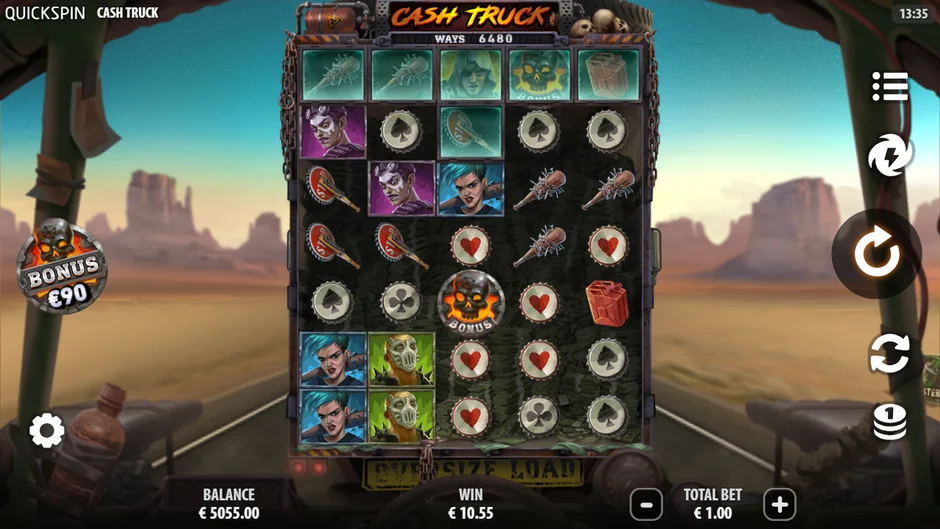 Cash Truck expanding grid ways counter