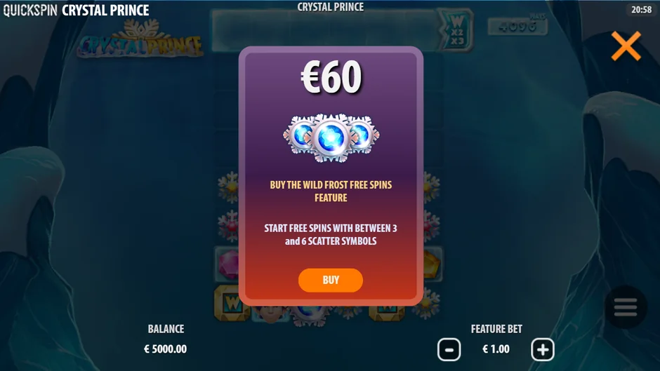 Crystal Prince Wild Frost Free Spins buy