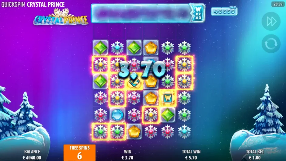 Crystal Prince bought free spins x2 Wild