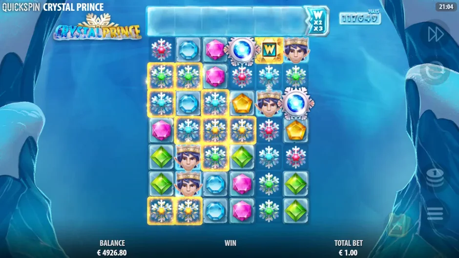 Crystal Prince seventh row Bonus Scatter