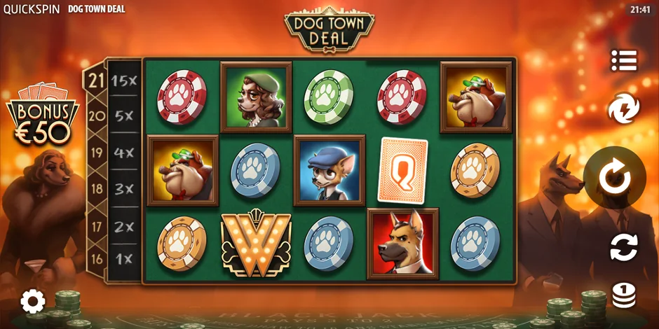 Dog Town Deal Quickspin slot
