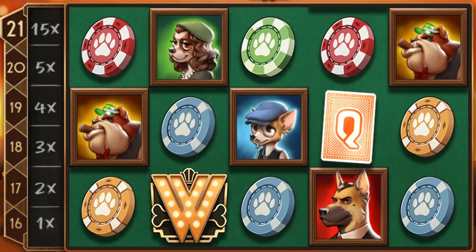 Dog Town Deal hand value pay column