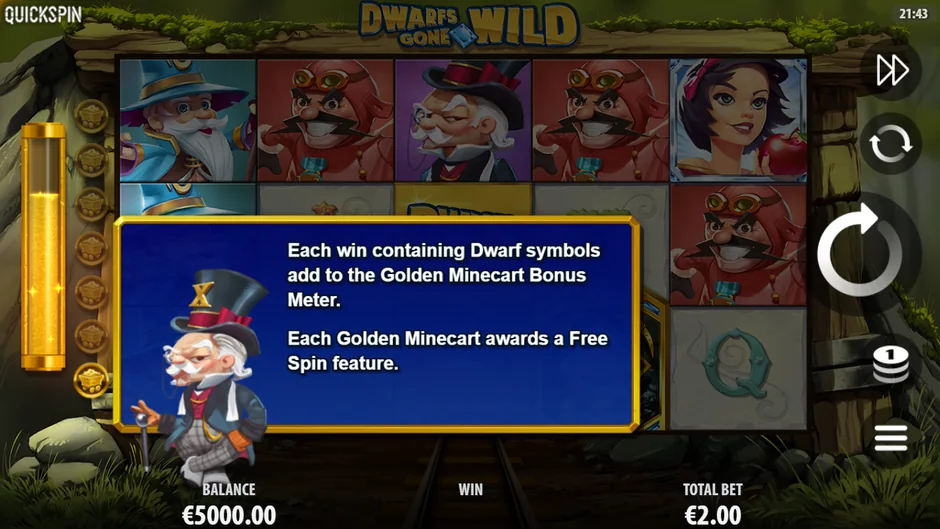 Dwarfs Gone Wild demo slot