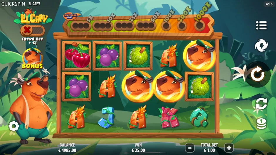 El Capy Blaze Trail 25x round win