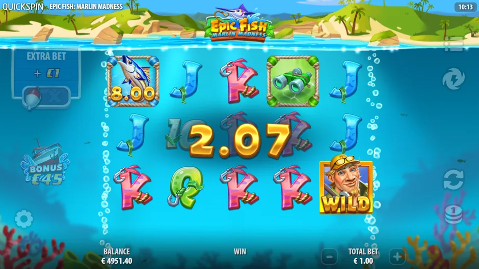 Marlin Madness Wild collects Fish value