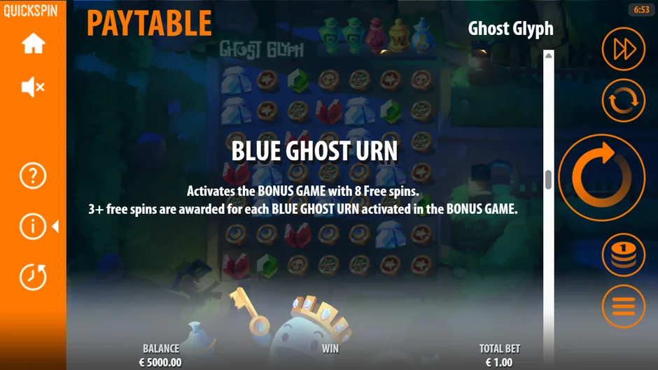 Ghost Glyph Blue Ghost Urn rule