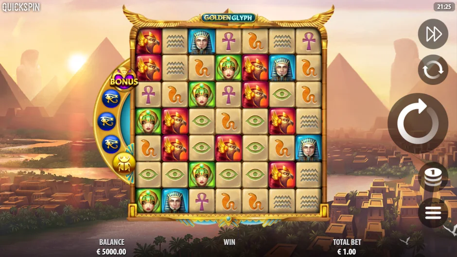 Golden Glyph demo slot