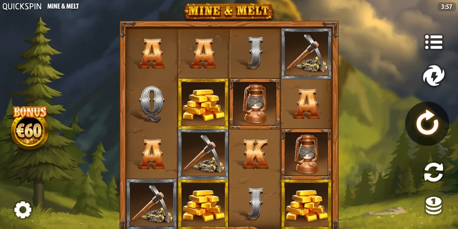 Mine & Melt Quickspin slot