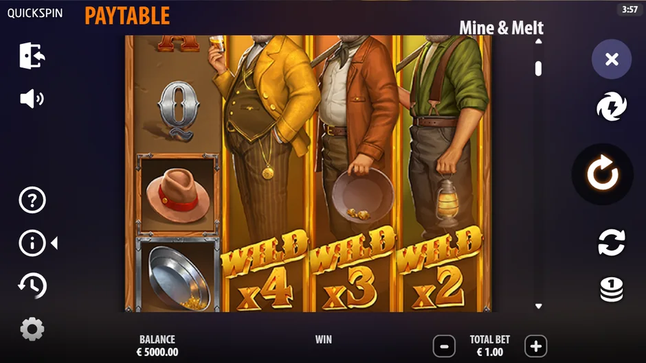 Mine & Melt Wild Miner multipliers