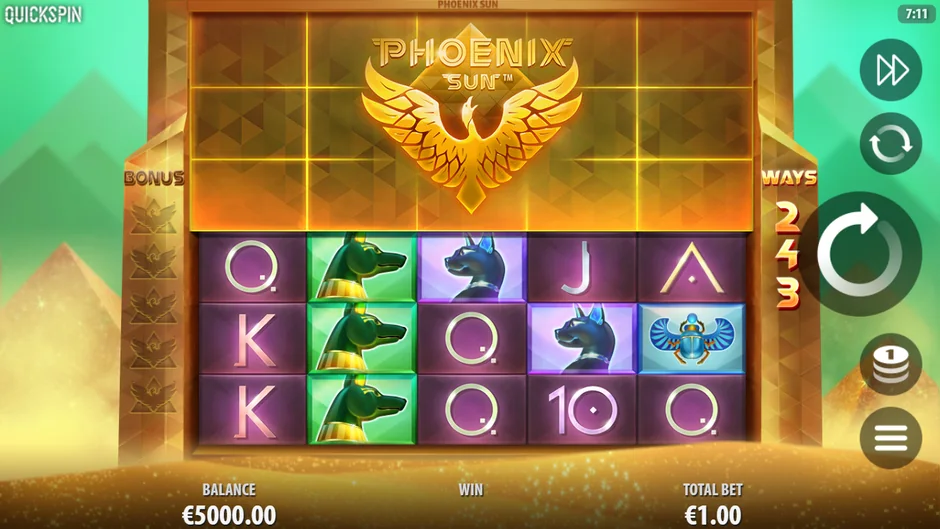Phoenix Sun demo slot