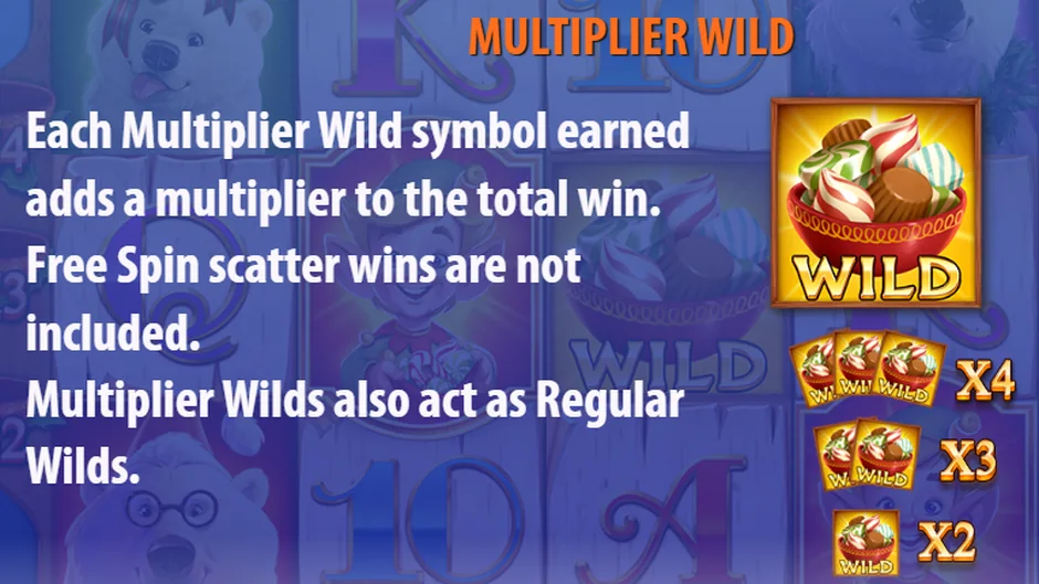 Polar Paws multiplier wild paytable rules