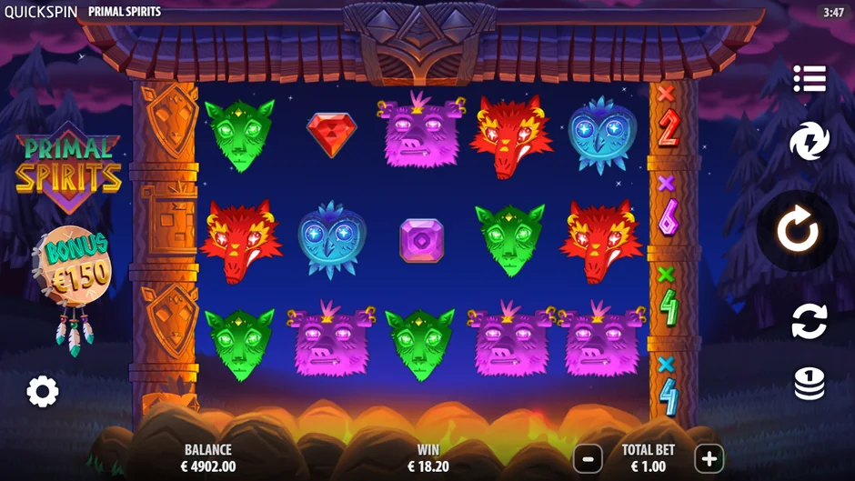 Primal Spirits colour multipliers base game