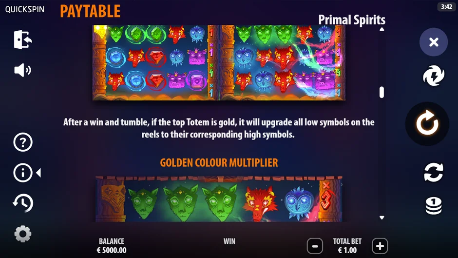 Primal Spirits Golden Totem Trance rules