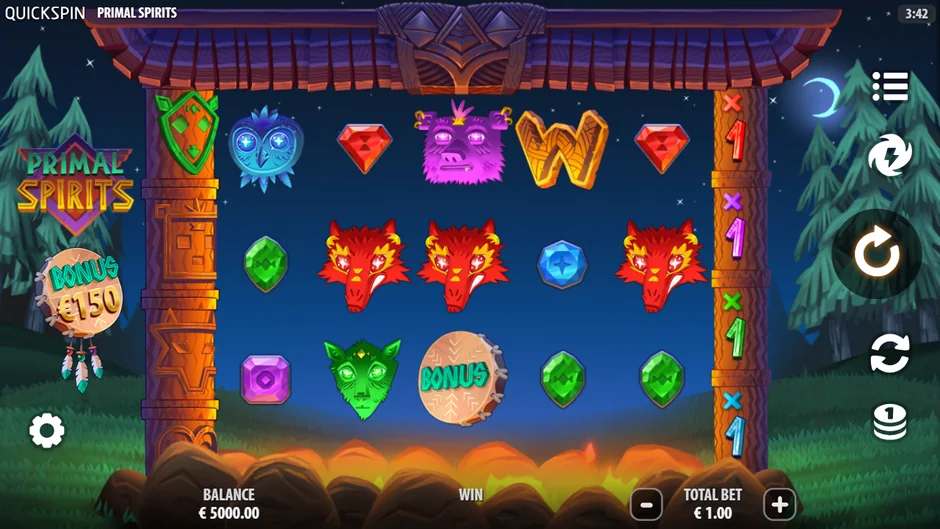 Primal Spirits demo slot