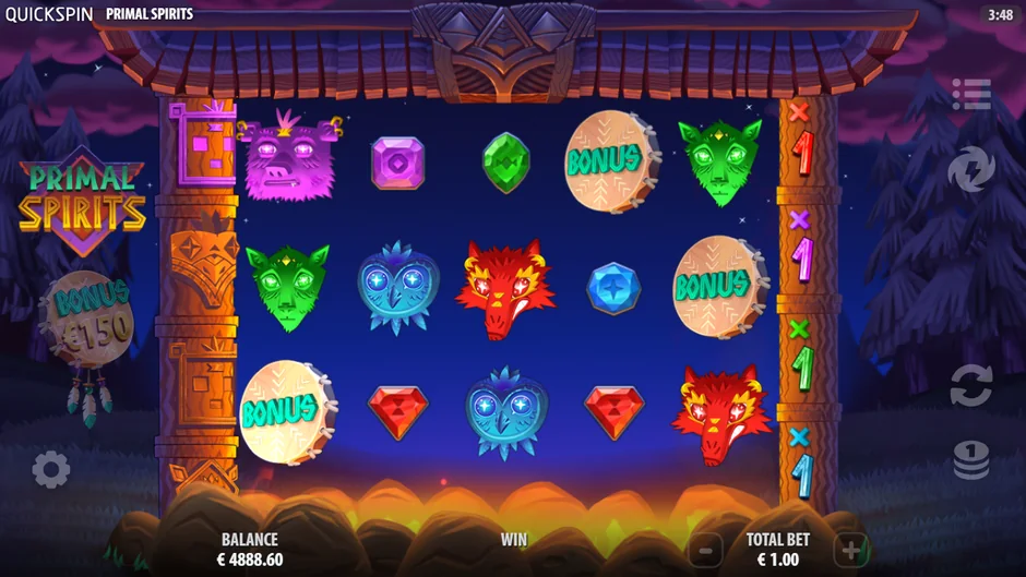 Primal Spirits three Bonus drums trigger