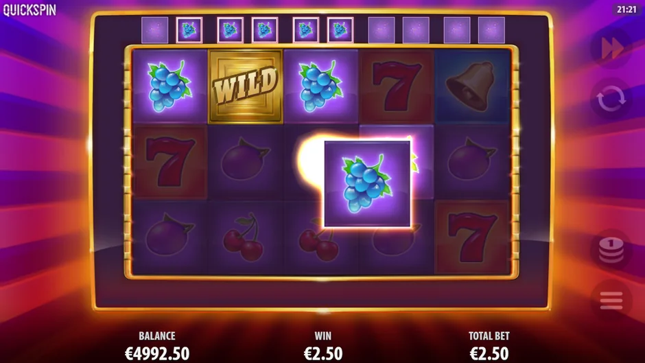 Second Strike extra grapes strip