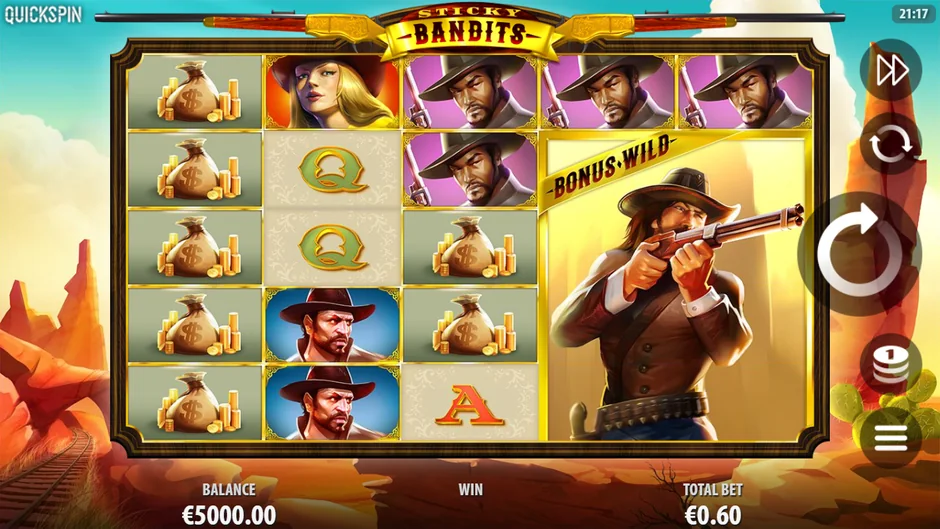 Sticky Bandits demo slot