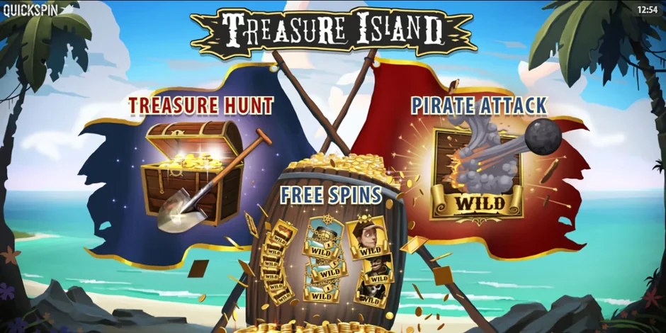Treasure Island Quickspin slot