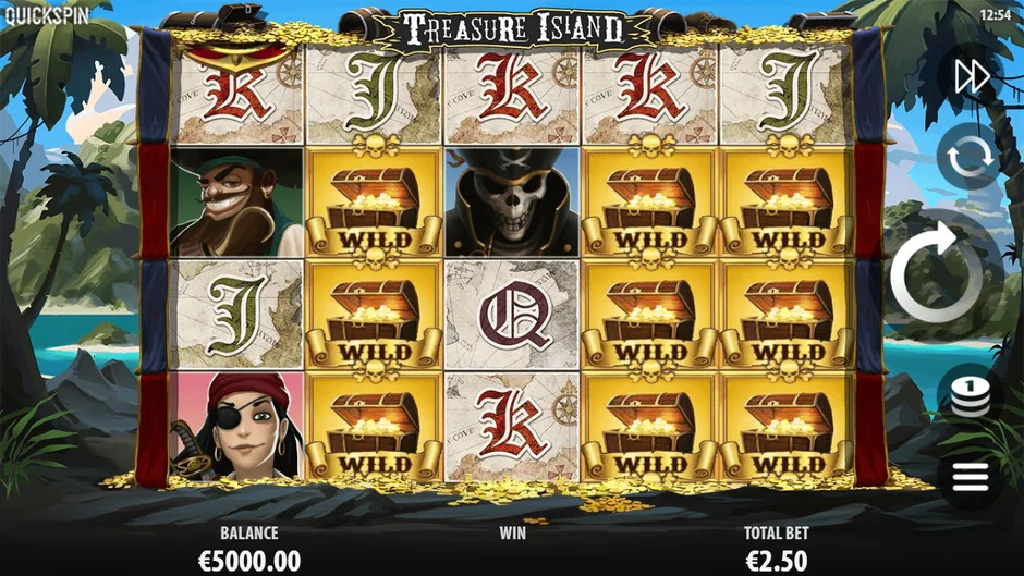 Treasure Island demo slot