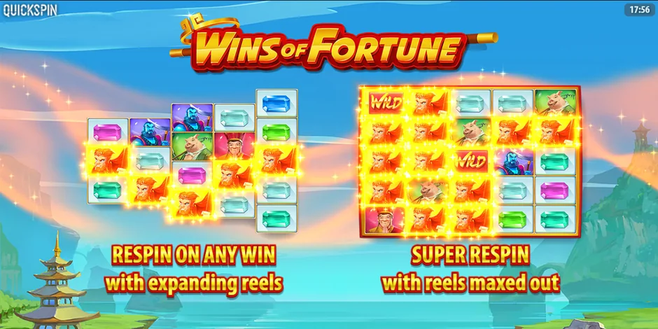 Wins of Fortune Quickspin slot